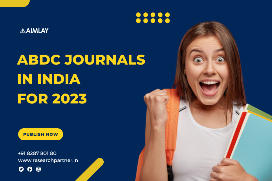 ABDC Journals in India for 2023