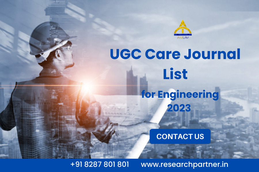 UGC Care Journal List for Engineering 2023 
